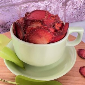 توت فرنگی خشک شده